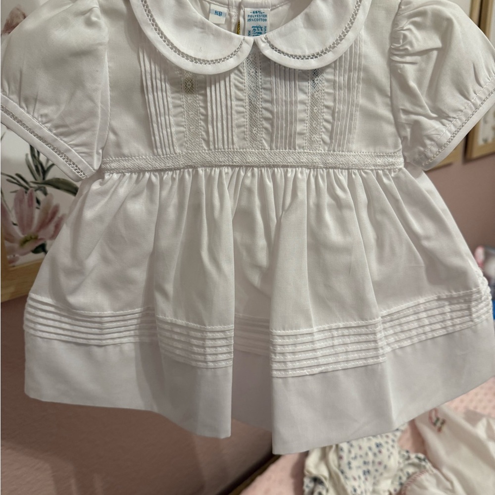 Classic White Baby Girl Dress